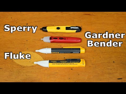 Non Contact Voltage Tester / Detector - Fluke vs Sperry vs Gardner Bender