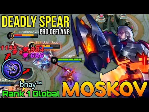 Deadly Spear Moskov Monster Offlane!