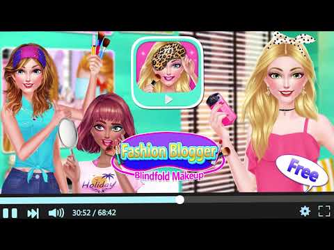 Blogger Girl: Blindfold Makeup Video