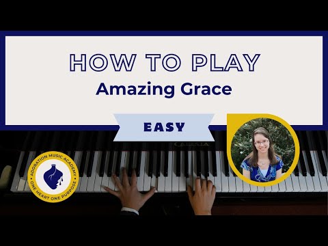 How to Play "Amazing Grace" | EASY Piano Tutorial for BEGINNERS