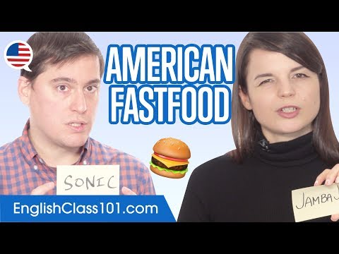 美式快餐 - 英語話題 (American Fast Food - English Topics)
