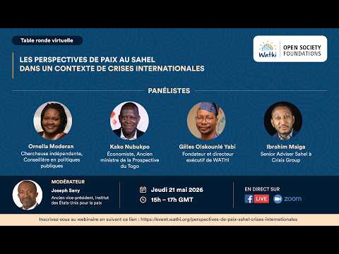 Les perspectives de paix au Sahel dans un contexte de crises internationales
