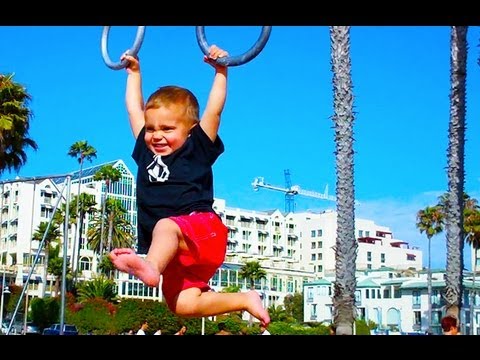 2 YEAR OLD DOMINATES BEACH RINGS! Video