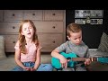 Twinkle Twinkle Little Star - 7-Year-Old Claire Crosby with 5-Year-Old Carson Crosby on Ukulele!
