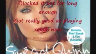 I Can't Break Down Sinead Quinn Karaoke w/ lyrics