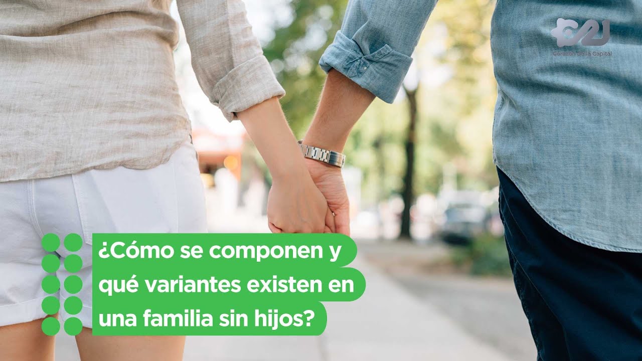 ¿Cómo se componen y qué variantes existen en una familia sin hijos