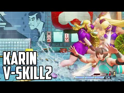 [SFV:CE] Karin New V-Skill 2 Combos
