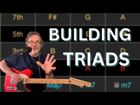 Build A TrIad From Each Tone Of The Major Scale // Basic KEY STUDY Pt 2