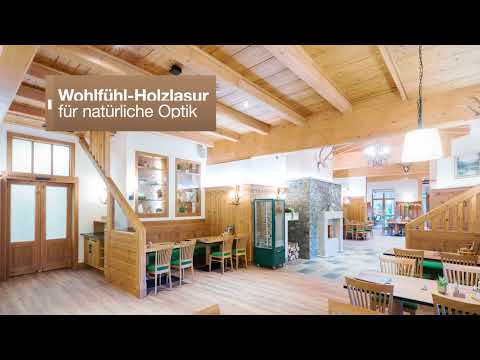 Wohlfühl-Holzlasur für natürliche Optik