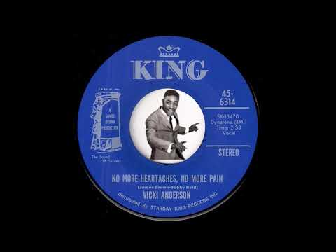 Vicki Anderson - No More Heartaches, No More Pain [King] 70s Sister Funk 45 Video
