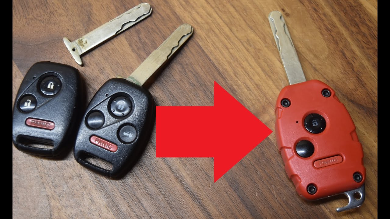 Honda Replace Key Fob Shell | How To Fix Broken Key Fob Honda | Accord Civic CR-V Odyssey Pilot