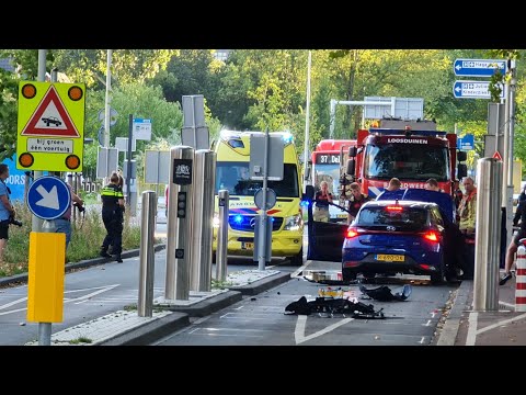 HTM lijn 26: Voorburg Station - Den Haag Kijkduin | omleiding + stremming | HTM 1035 | 2022