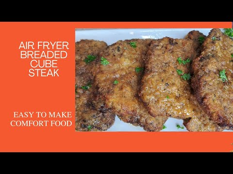 Air Fryer Cube Steak (30 Minute Meal) #airfryer #cooking #food
