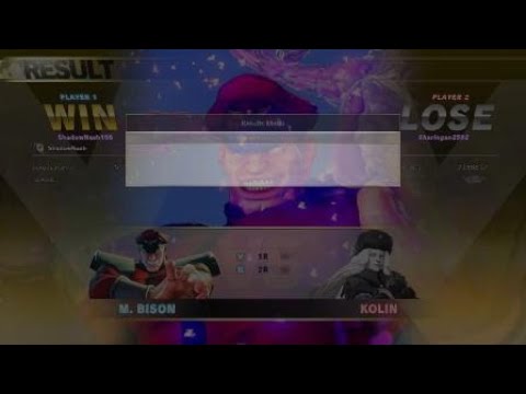 STREET FIGHTER V Shin Bison vs. Kolin