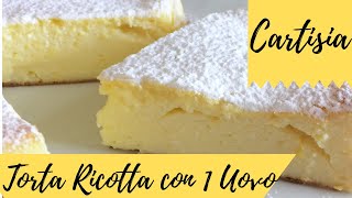 LA FAMOSA TORTA DI RICOTTA CON 1 UOVO ,SENZA LIEVITO E SENZA BURRO