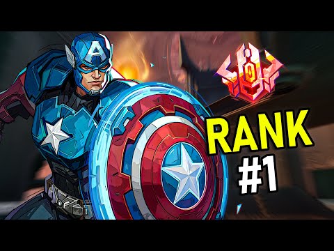 RANK 1 WORLD CAPTAIN AMERICA - Sinatraafan52 | MARVEL RIVALS POV GAMEPLAY