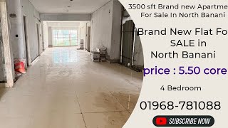 3500 sft Brand New Apartment For Sale in Banani, #4Bedroom