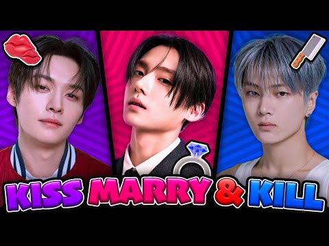 💋 KISS, MARRY, KILL | K-pop Male Idols Edition