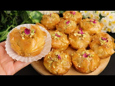 the Turkish dessert that drives the world crazy! No sugar! very crispy, and  ready in 10 minutes!