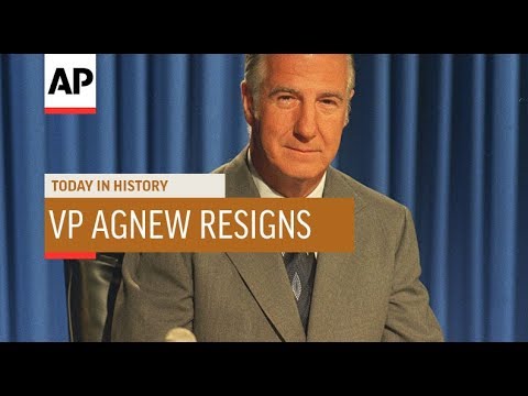 VP Agnew Resigns - 1973 | Today In History | 10 Oct 18