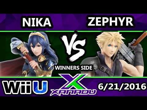 S@X 156 - Zephyr (Cloud) Vs. Nika (Lucina) SSB4 Tournament - Smash Wii U - Smash 4