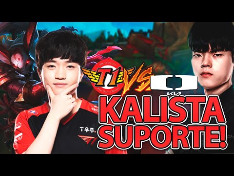 KERIA DE KALISTA SUPORTE: T1 vs DK PELA RODADA 4 DA LCK 2023 1° SPLIT