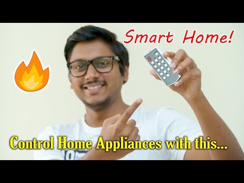 Smart home automation control home appliances wirelessly