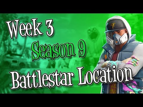 Fortnite - Loading Screen #3 Secret Battle Star Location Guide (Week 3, Season 9) Utopia Challenges Video