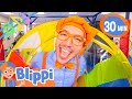 Get Up And Move With Blippi 30 Mins Of Blippi Songs Music Videos Healthy Habits For Kids