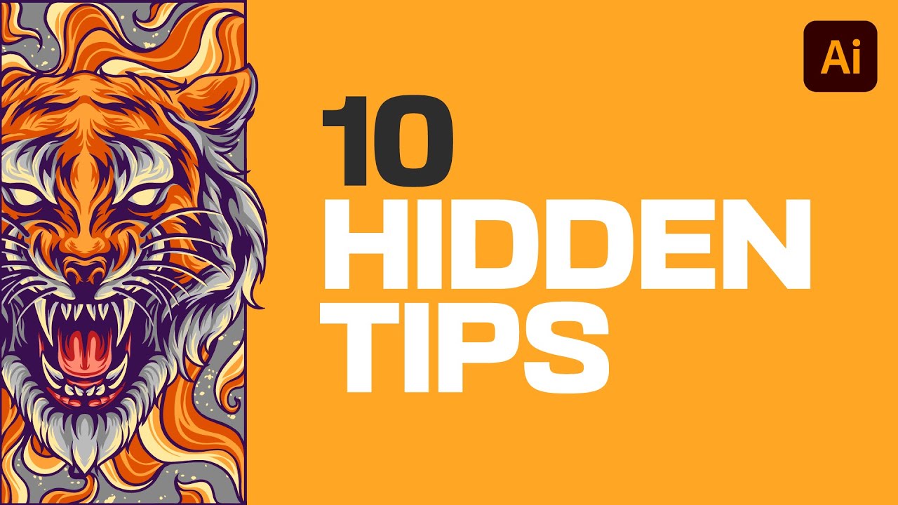 10 HIDDEN Adobe Illustrator Tips You Must Know! (Easily Master Adobe) - YouTube
