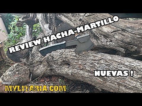 Review Hacha martillo de mano con funda Mylitaria