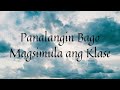 Online Class Prayer with Voice Over and Calming Background Music (Tagalog)
