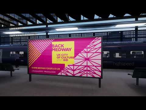The Brand New Back Medway 2025 Advertising on TSW2 Southeastern High Speed