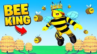I became the BEE KING in Roblox! 🐝🍯