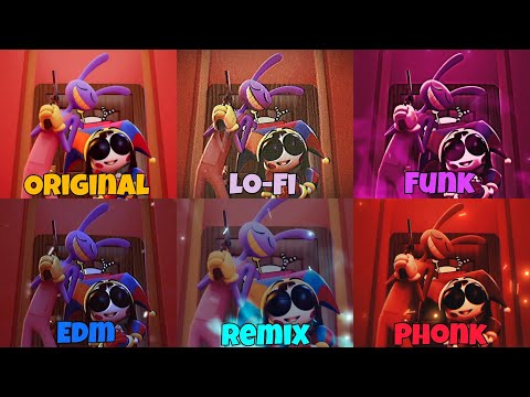 Jax and Pomni Daisy Bell Original vs Phonk vs Remix All version