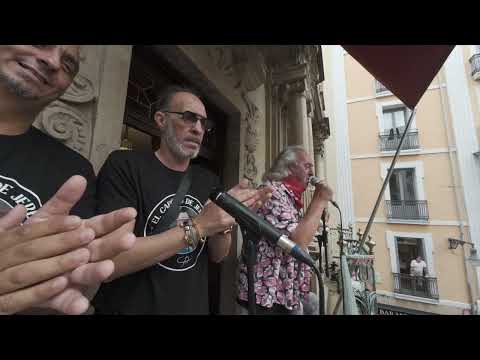 [VIDEO] Capullo de Jerez y Ramón Trujillo dan una fiesta flamenca desde el balcón de la Casa Consistorial de Pamplona
