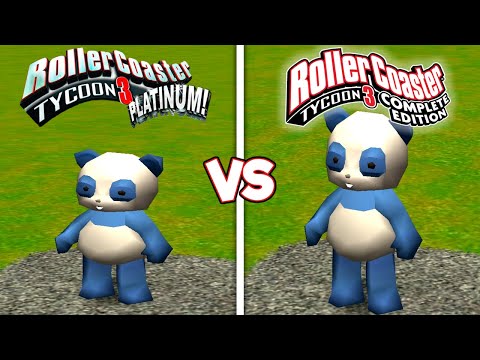 RollerCoaster Tycoon 3 Complete Edition VS Platinum Edition