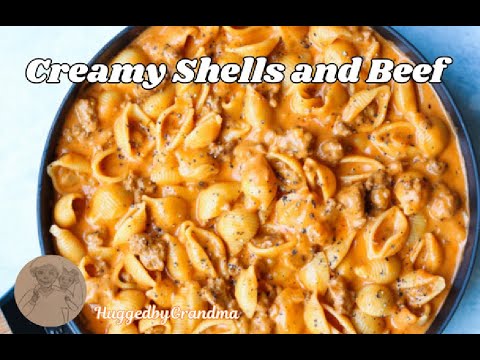 One-Pan Creamy Beef & Shells With a Flour-Thickened Tomato Cream Sauce