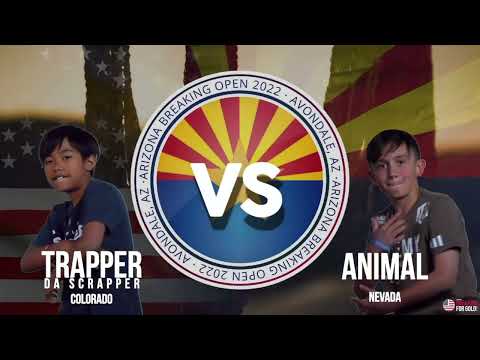 Animal Vs Trapper Da Scrapper - Youth Top 16 - AZ Breaking Open - Breaking For Gold USA