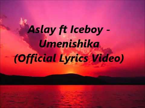 Aslay ft Iceboy New Song - Umenishika (Official Lyrics Video)