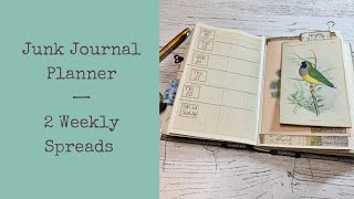 Altered Book Junk Journal Planning - Last 2 weeks of January 2021