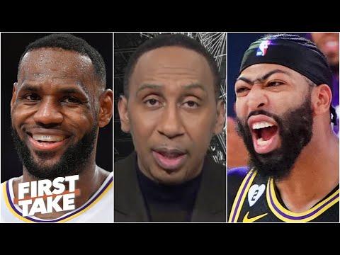斯蒂芬-A.：勒布朗的續約比AD與湖人的5年合約更重要|First Take。 (Stephen A.: LeBron's extension is a bigger deal than AD's 5-year deal with the Lakers | First Take)