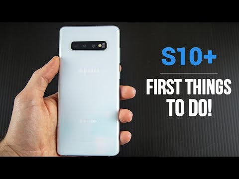 Samsung Galaxy S10 - First 12 Things To Do! Video