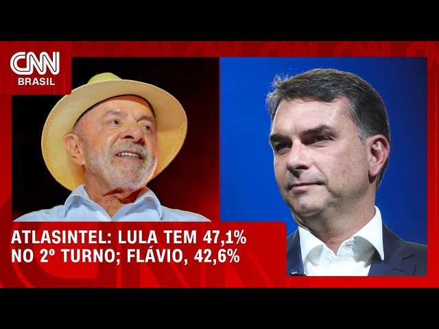 Lula tem 47,1% no 2º turno; Flávio, 42,6%, aponta nova pesquisa | LIVE CNN