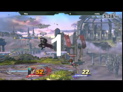 SSB4 Tournament R2CT Belfast Way vs Maxy Ganondorf
