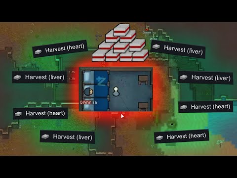 ORGAN HARVESTING - Psycho Cannibal Campaign #12 - Rimworld