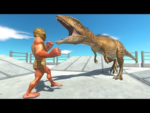 NEW UNIT Achilles vs Dinosaurs and Primates - Animal Revolt Battle Simulator ARBS