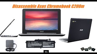 Disassemble Asus Chromebook C200m
