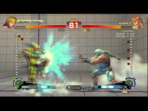 USFIV~ Adon (GamerBee) vs.  Ken (Berserk tyrant) HD