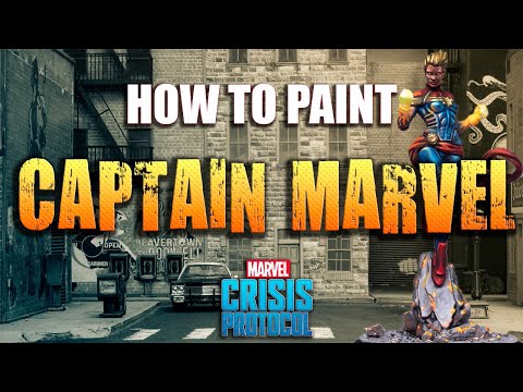 Sorastro's Marvel: Crisis Protocol Painting Guide Ep.5 - Captain Marvel